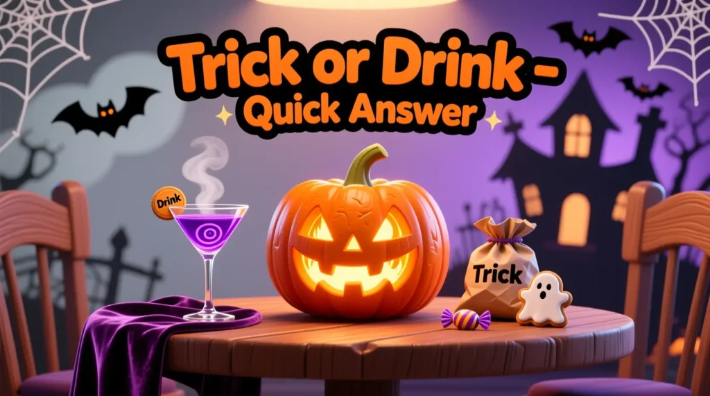 Trick or Drink – Quick Answer