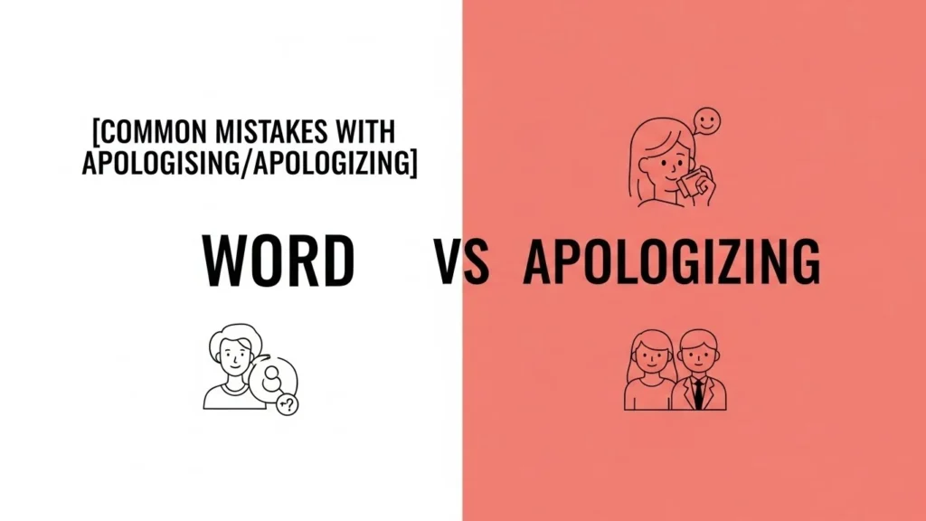 Common Mistakes with Apologising/Apologizing