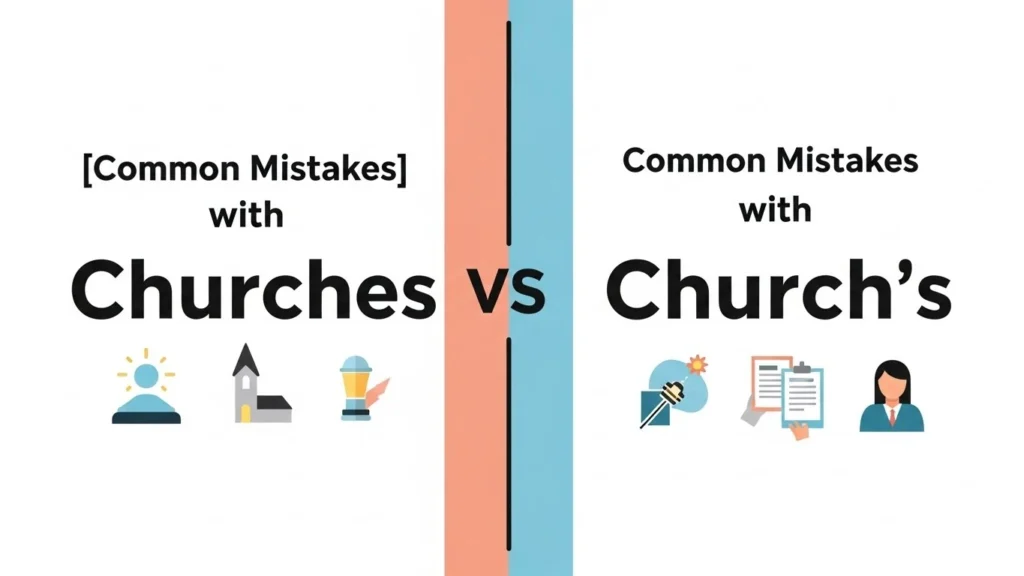 Common Mistakes with Churches or Church’s