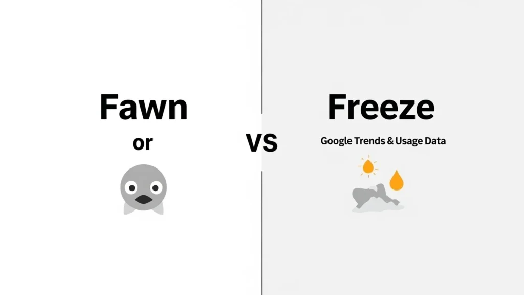 Fawn or Freeze – Google Trends & Usage Data