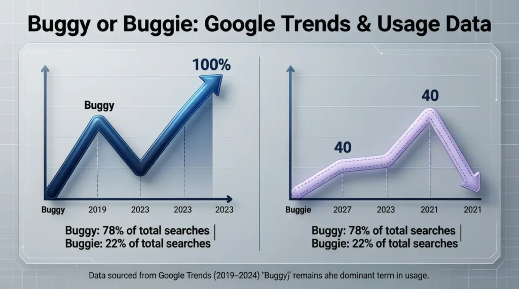 Buggy or Buggie /Google Trends & Usage Data