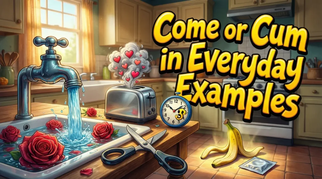 Come or Cum in Everyday Examples