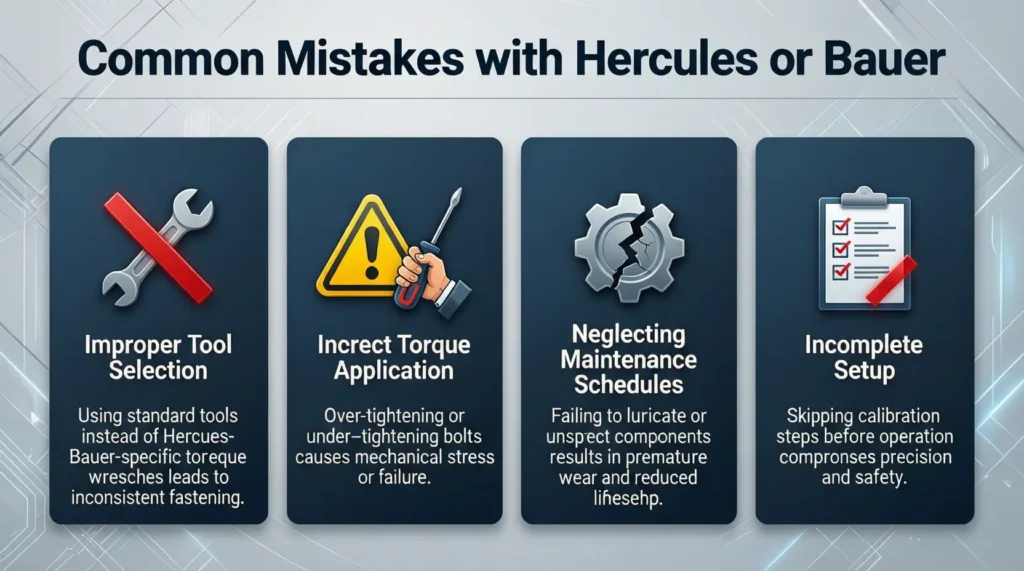 Common Mistakes with Hercules or Bauer
