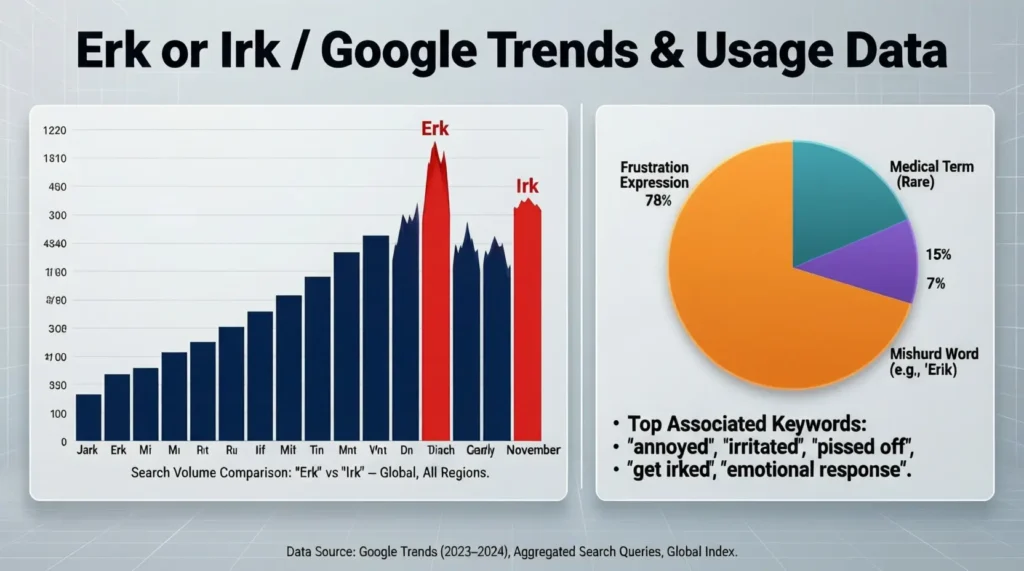 Erk or Irk / Google Trends & Usage Data