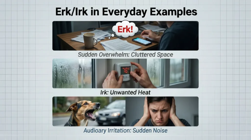 Erk/Irk in Everyday Examples