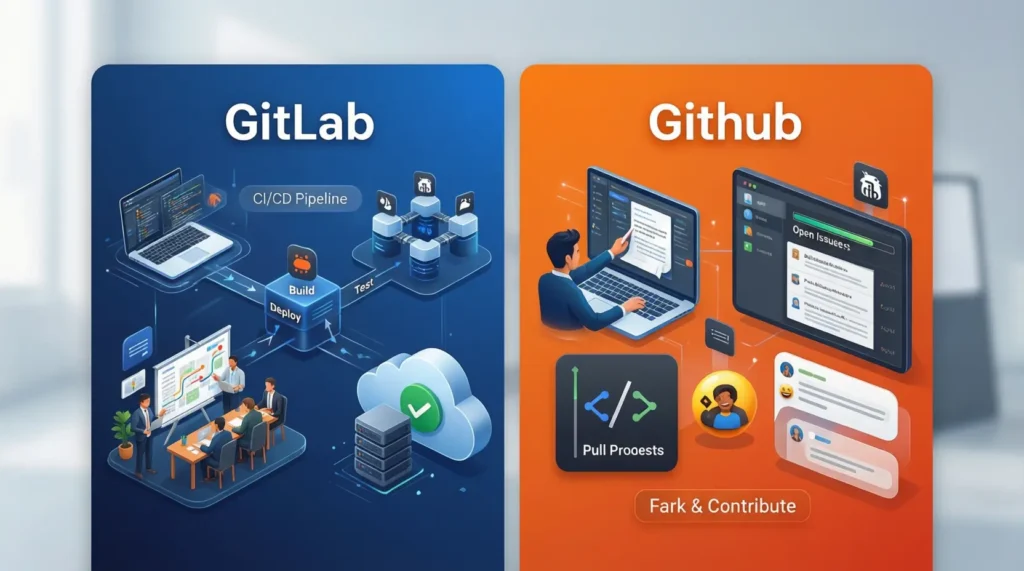 GitLab or GitHub in Everyday Examples
