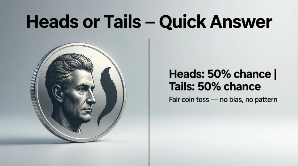 Heads or Tials – Quick Answer