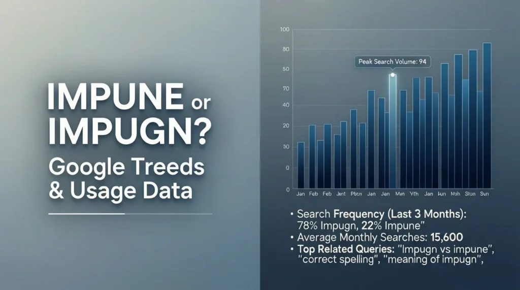 Impune or Impugn / Google Trends & Usage Data