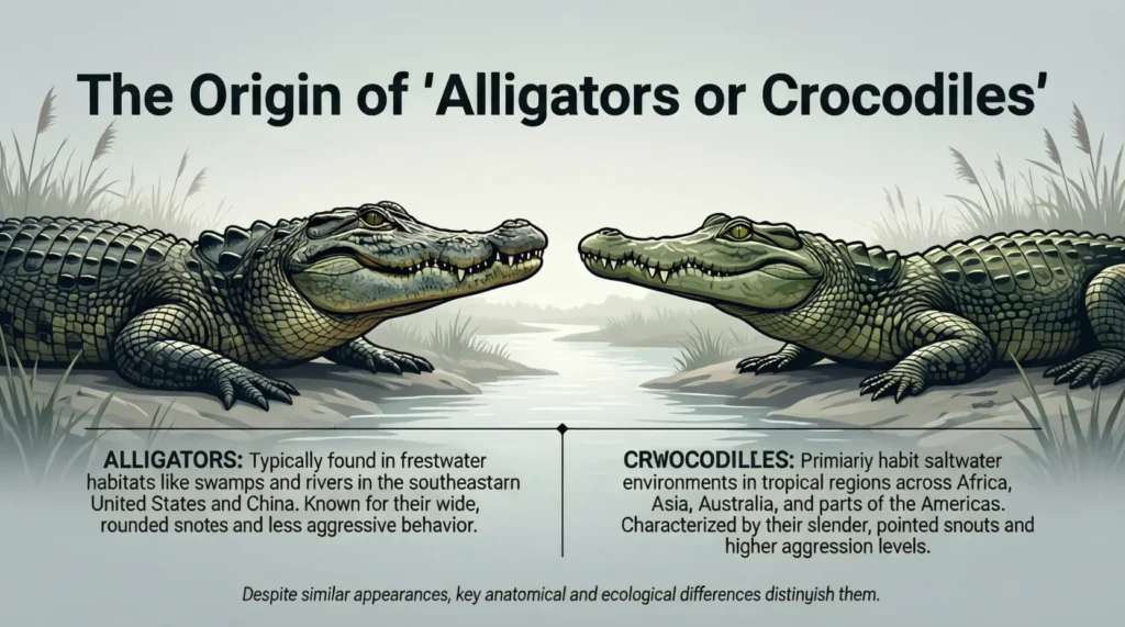 The Origin of “Alligators or Crocodiles”
