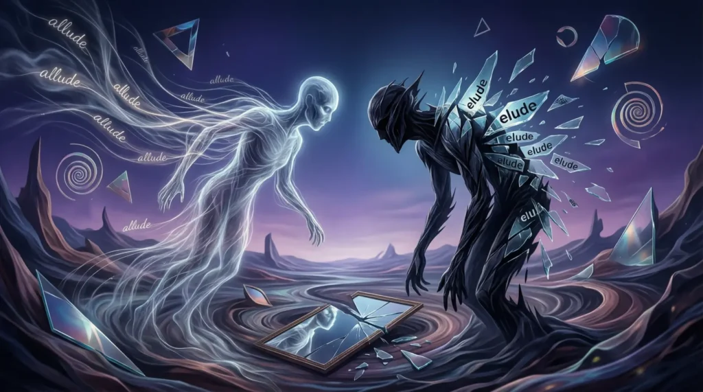 The Origin of Alluding and Eluding