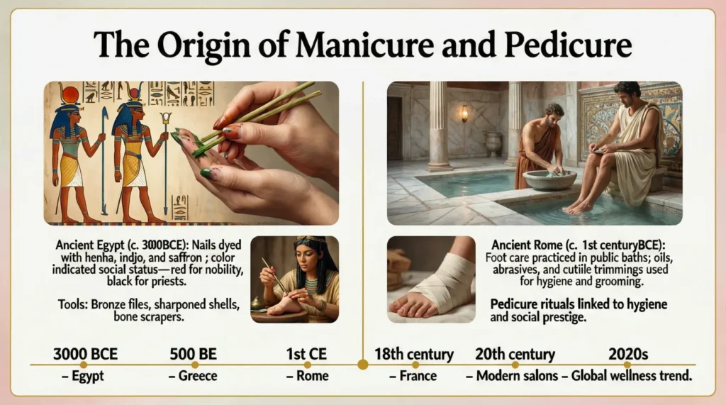 The Origin of Manicure and Pedicure