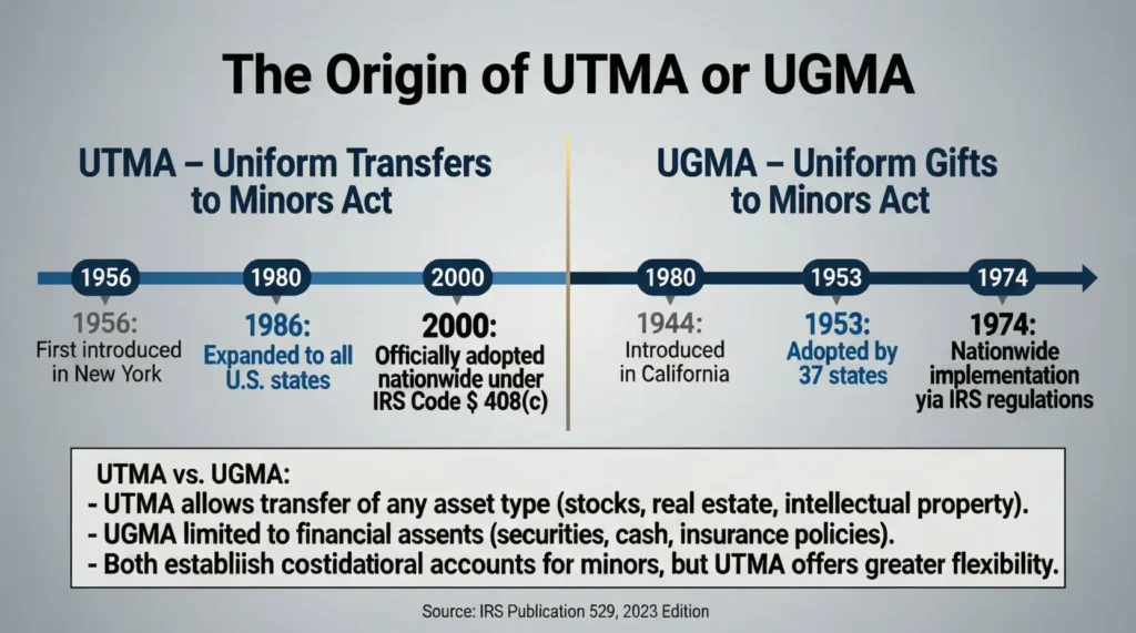 The Origin of UTMA or UGMA