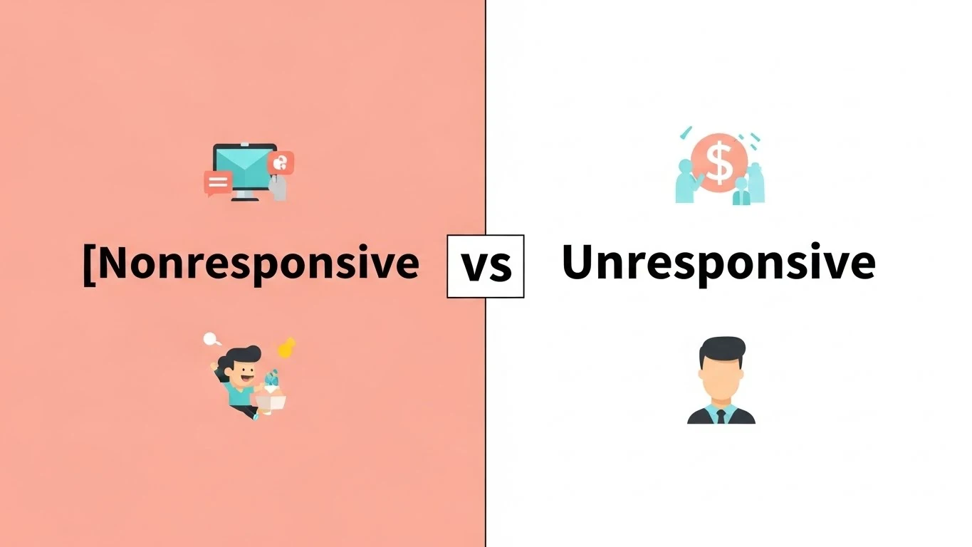 Nonresponsive or Unresponsive