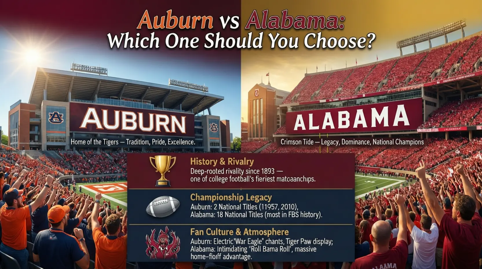Auburn or Alabama