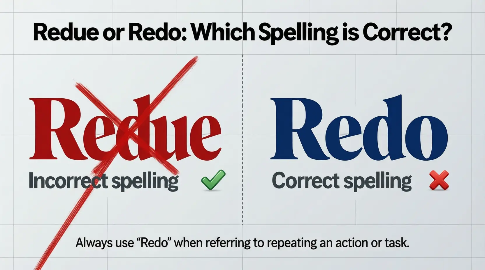 Redue or Redo