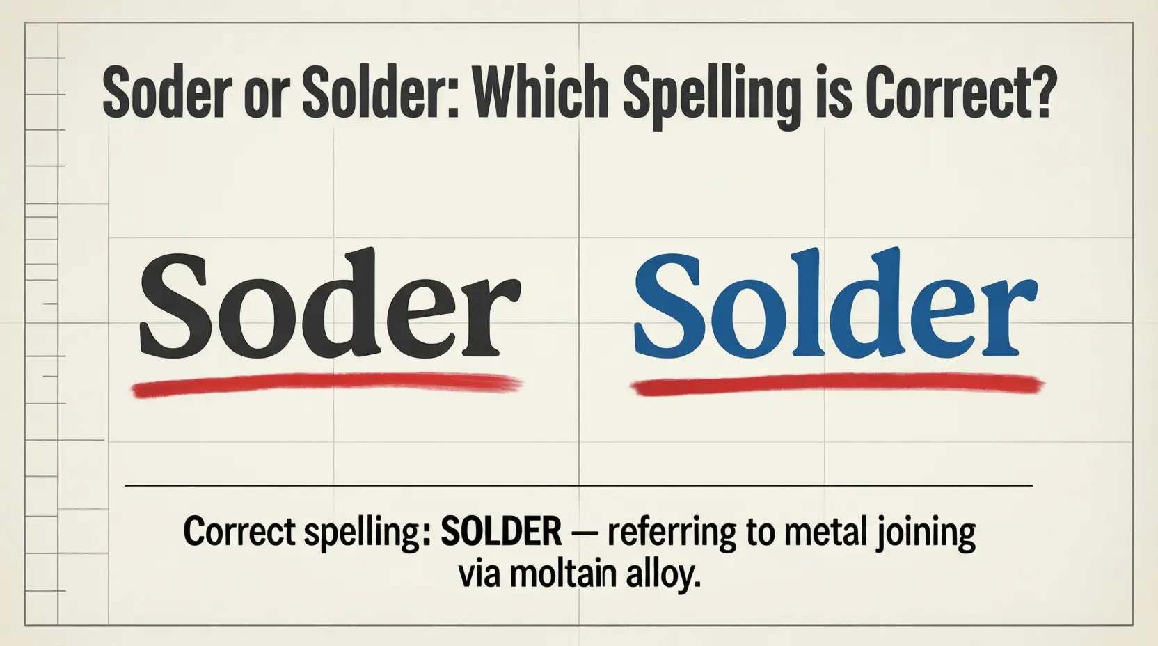 Soder or Solder