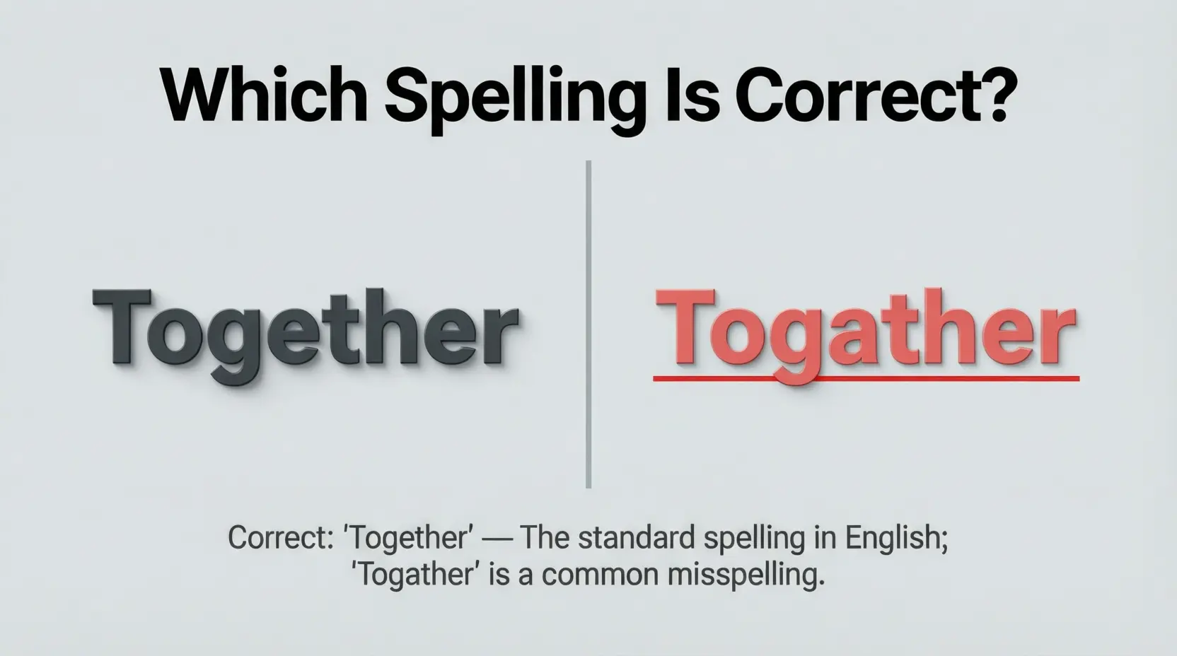 Together or Togather