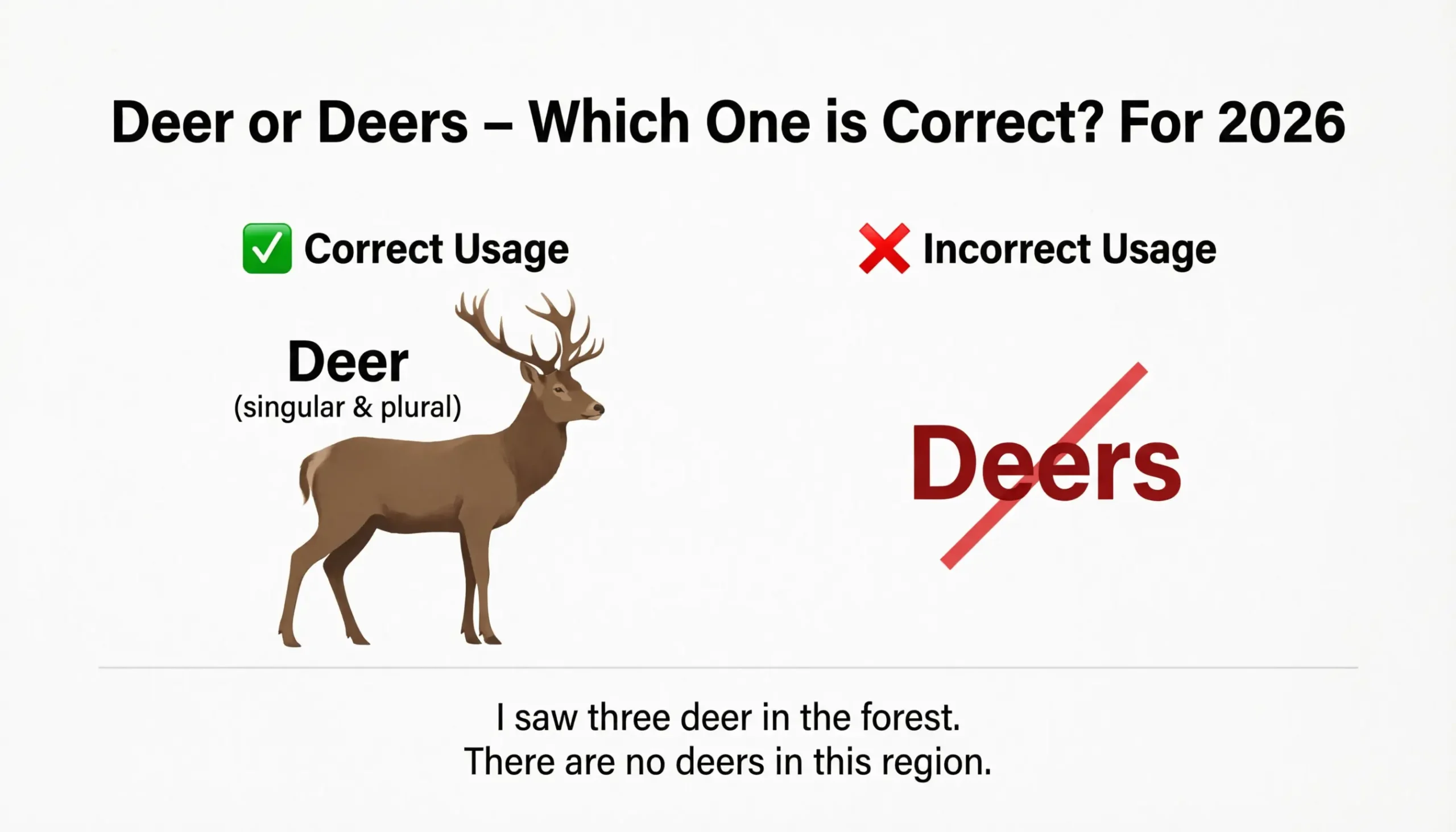 Deer or Deers