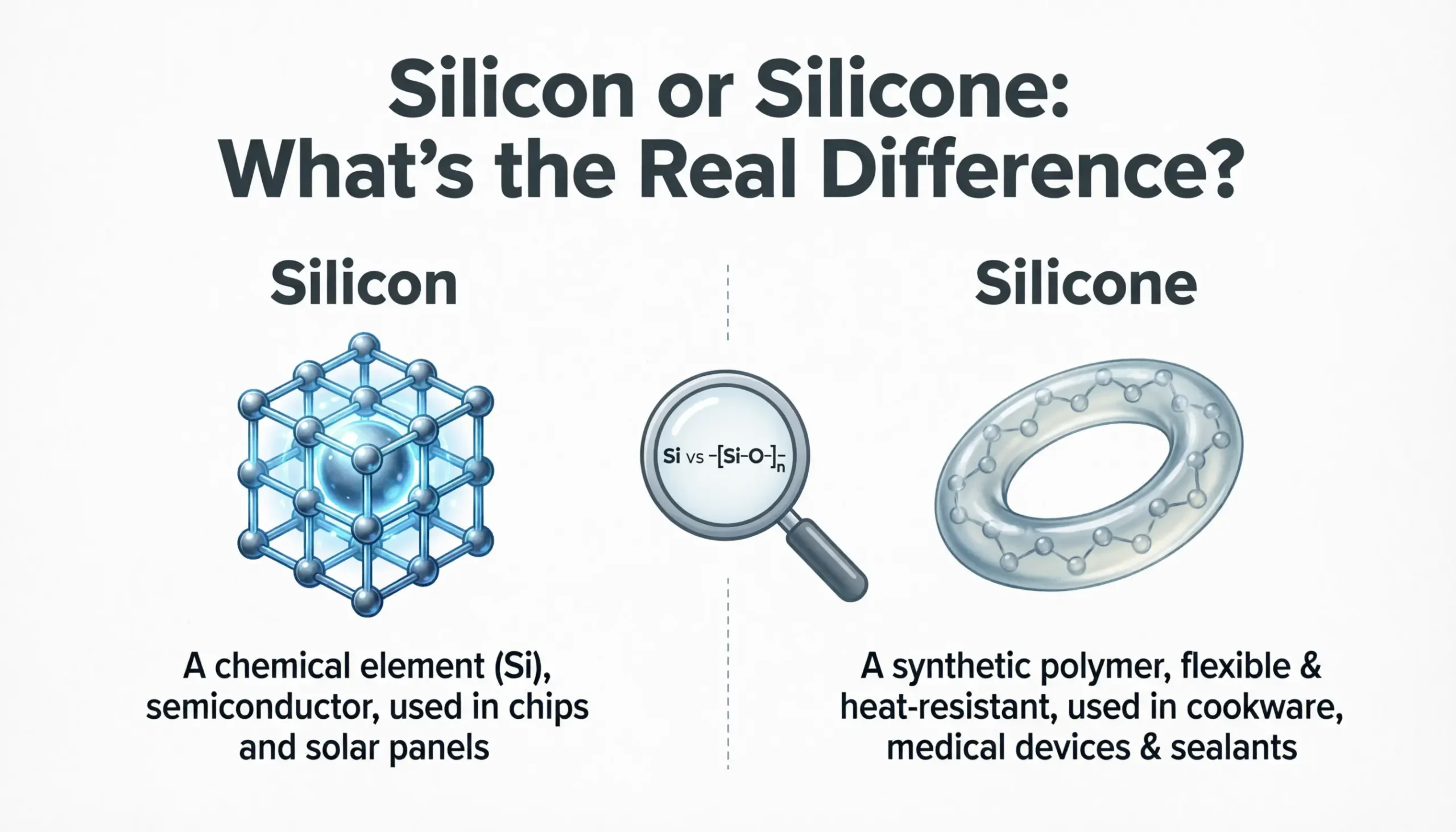 Silicon or Silicone