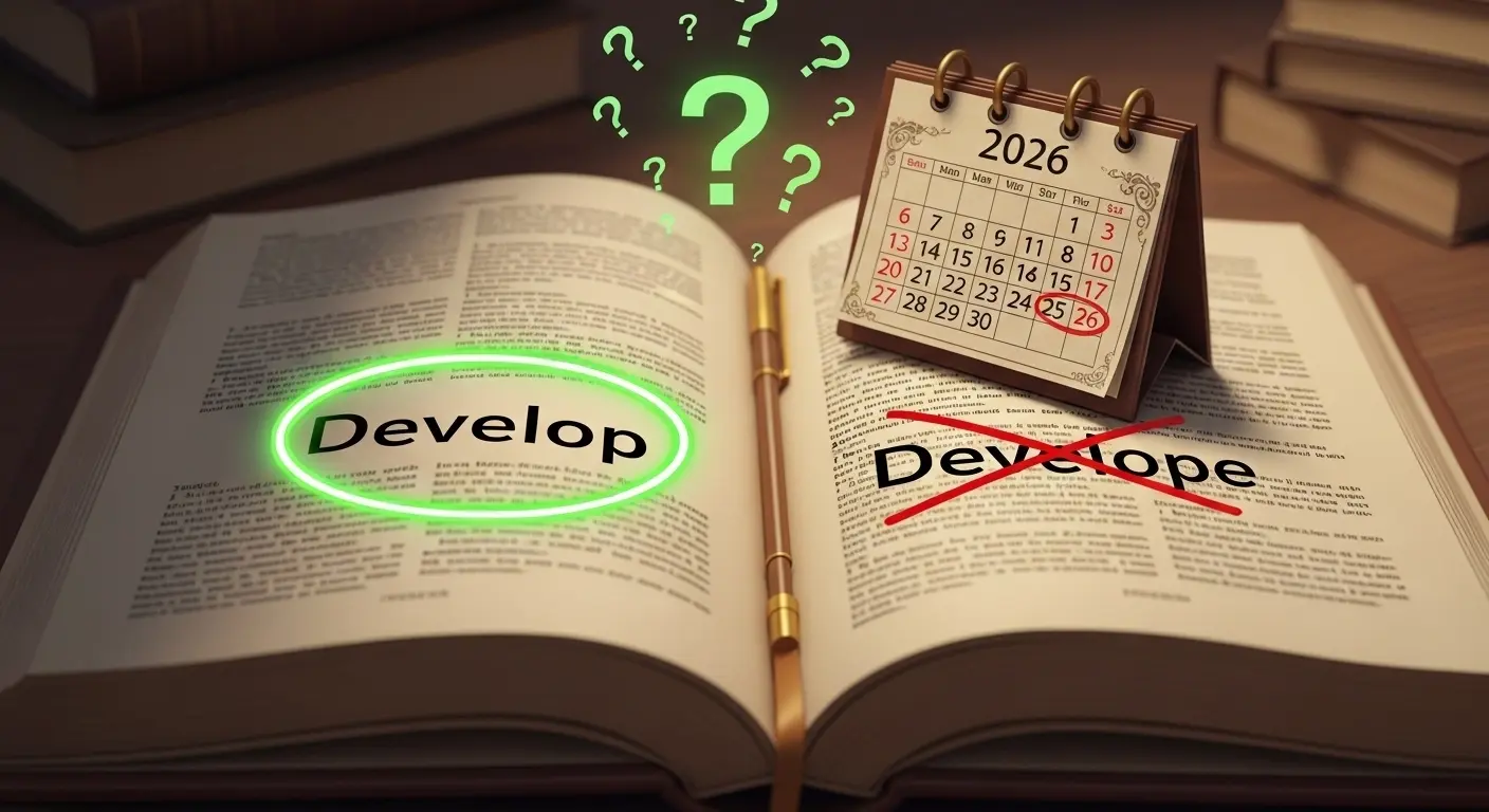 Develop Or Develope