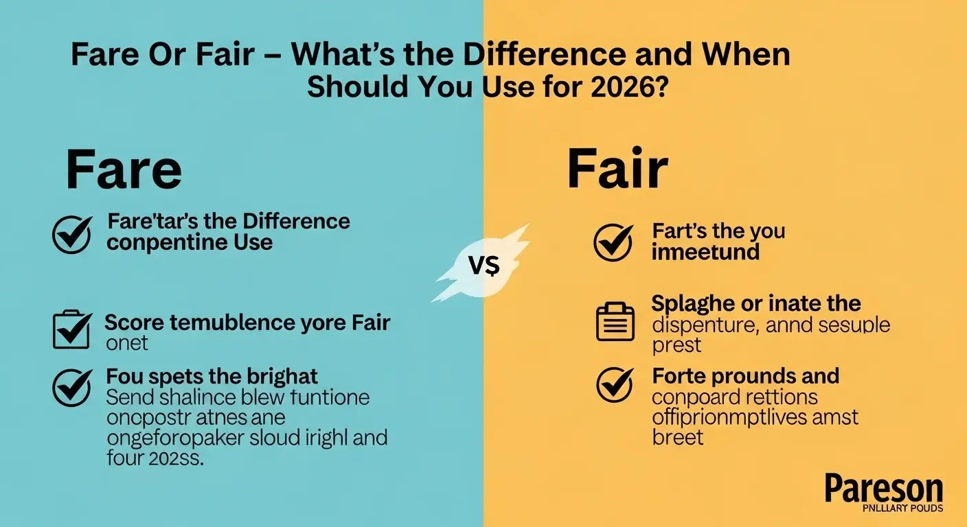 Fare Or Fair
