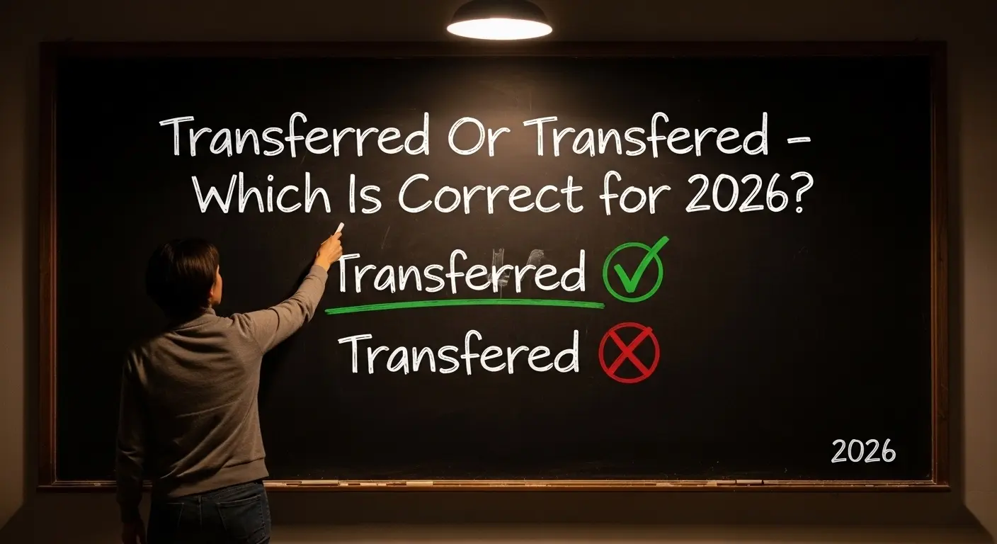 Transferred Or Transfered