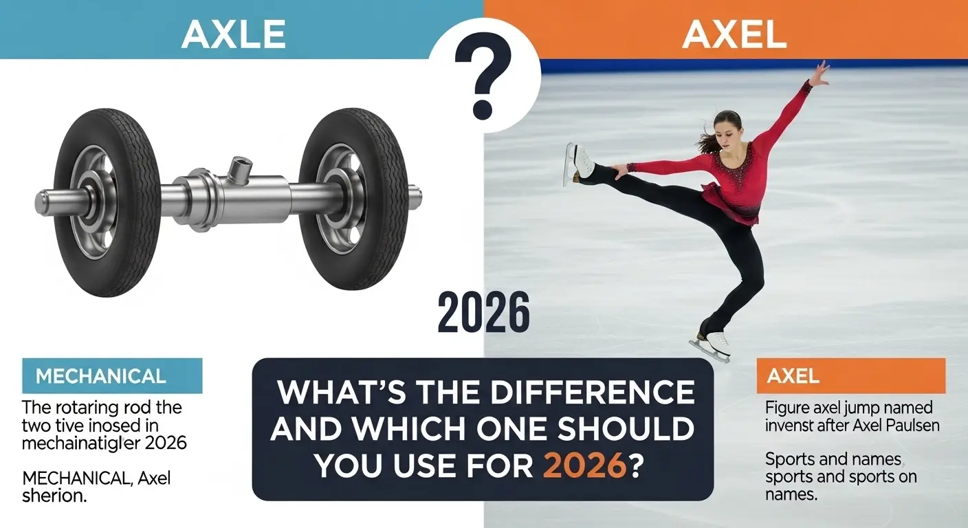 Axle Or Axel