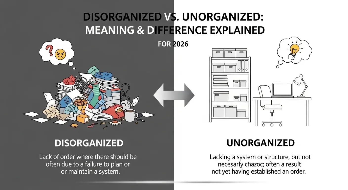 Disorganized Or Unorganized