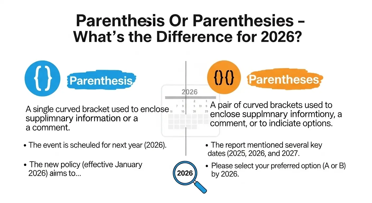 Parenthesis Or Parentheses